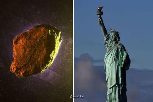 سیارکی به اندازه مجسمه آزادی از کنار زمین عبور کرد