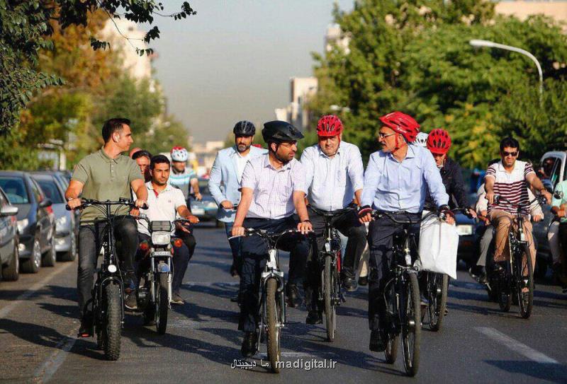 تصاویر از شهردار تهران تا وزیر جوان در سه شنبه های بدون خودرو